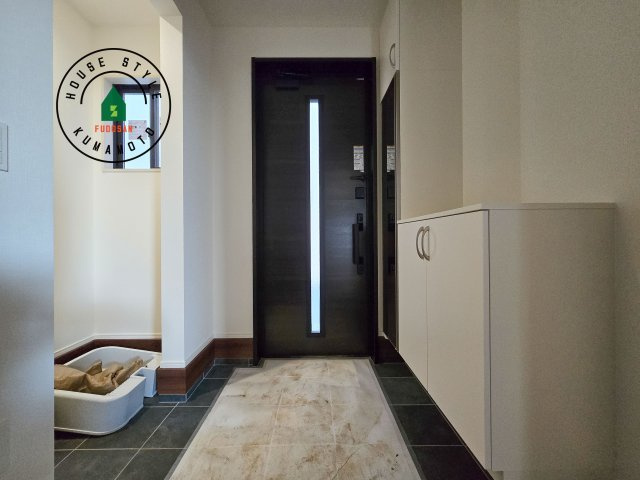 熊本市北区大窪5丁目第1-2棟（1号棟）　の防犯設備|二重ロックでしっかり防犯対策ができます。