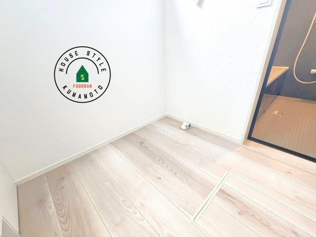 N・熊本市北区大窪5丁目第1-2棟（1号棟）　の内観：施工例|ランドリースペースとなります。広々して有効的にご使用できます。 