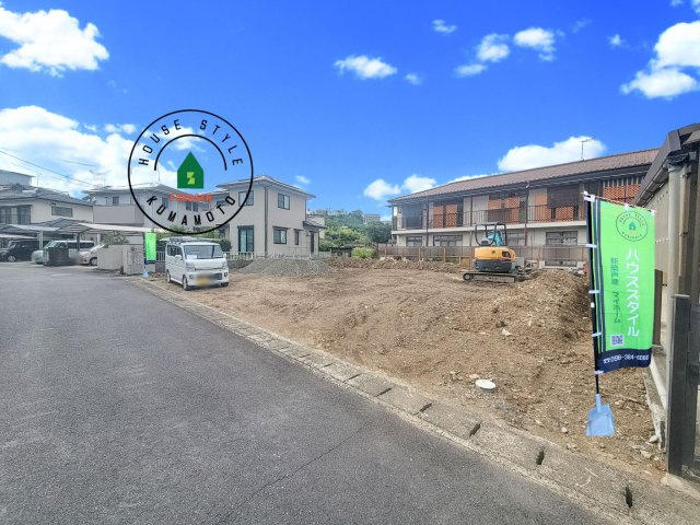 N・熊本市北区大窪5丁目第1-2棟（1号棟）　の前面道路含む現地写真|見学の時間などお気軽にお問い合わせ下さい。