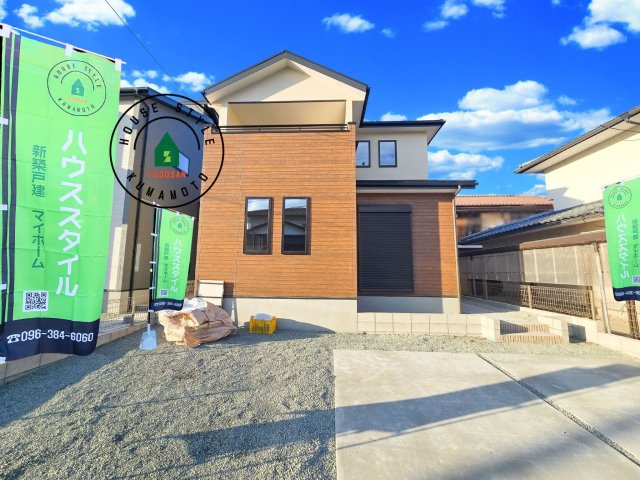 熊本市北区大窪5丁目第1-2棟（2号棟）　の完成予想図|外観も気になるポイント