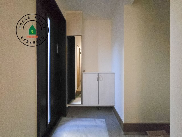 熊本市北区大窪5丁目第1-2棟（2号棟）　の内観：施工例|二重ロックでしっかり防犯対策ができます。