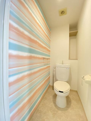 【トイレ】 | 第三マサキビル | トイレも明るい雰囲気に