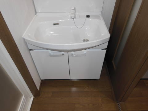 ウイングシャトー壺川の洗面所