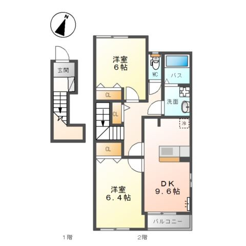 サニーヒルズの間取り