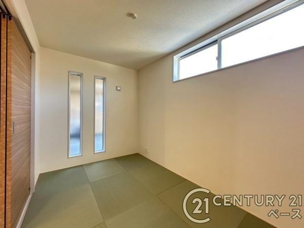 大和郡山市九条町 ／新築一戸建の和室|■現地撮影写真■ほっこり落ち着ける和室！客間としてもご利用いただけます！