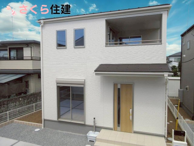 第1下野石橋　2号棟の外観|駐車は並列で2台駐車が可能です◎