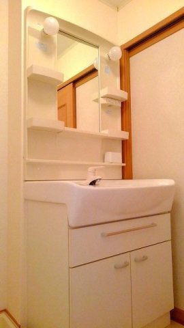 シャン　プラースＡの洗面所