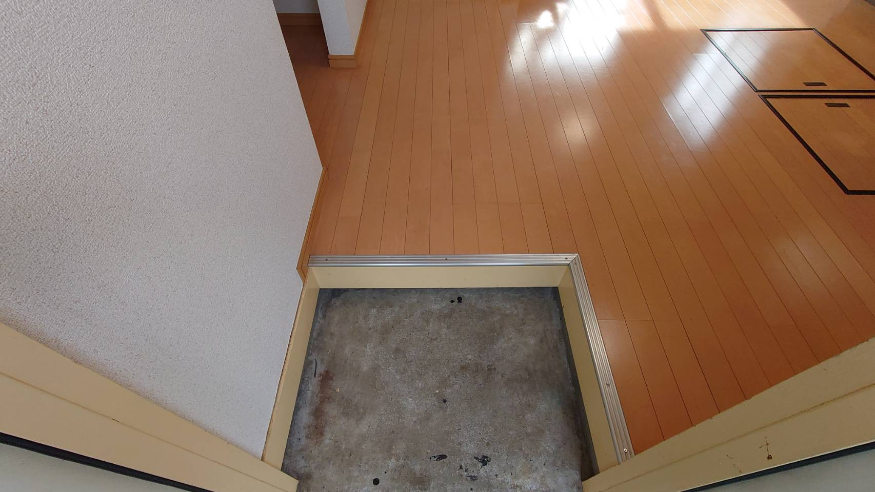 ハイツユーカリの玄関|収納もある玄関です