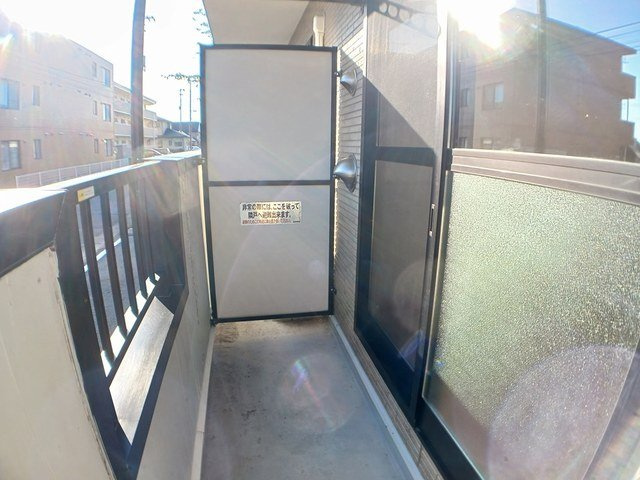 プレーヌ参番館のバルコニー