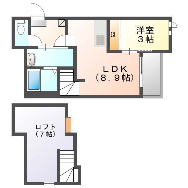 ＧＲＡＮＤＴＩＣ新保　Ⅰの間取り