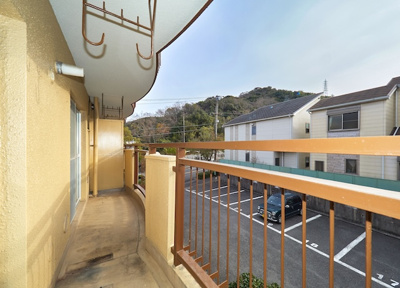 【バルコニー】 | 美善ハイツ | 南面バルコニー