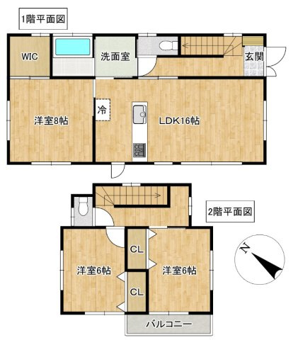 八街市八街ほ　中古戸建の間取り