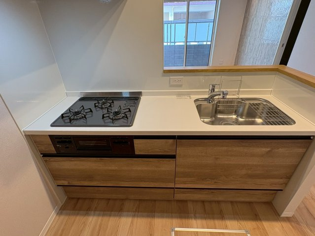 Sha Maison NAOのキッチン|コンパクトなキッチンで掃除もラクラク