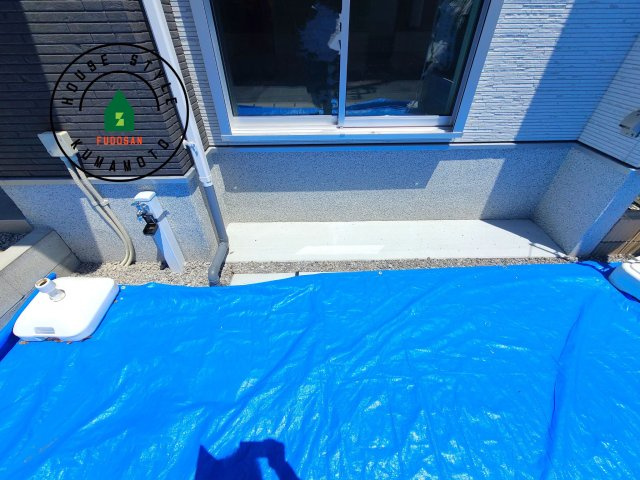 熊本市中央区出水6丁目第4-2棟（1号棟）の庭|お庭で自由な時間を過ごせます。