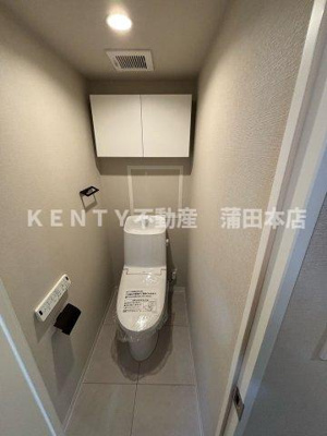 【トイレ】 | ミリアレジデンス西蒲田 | 清潔感のあるトイレです