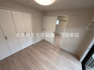 【寝室】 | ミリアレジデンス西蒲田 | 開放的な寝室です