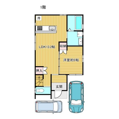 大阪府堺市東区日置荘原寺町437-32の間取り