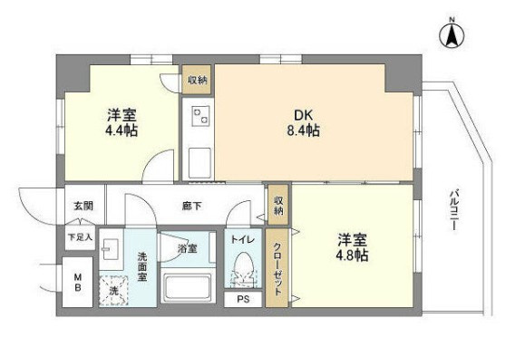 【間取り】 | ミリアレジデンス西蒲田