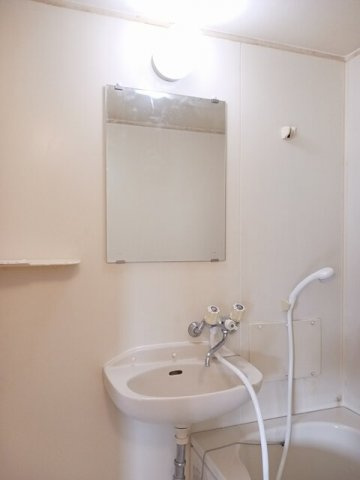 エルディム　ブルーハイツの洗面所|ゆったりとスペースのある洗面所