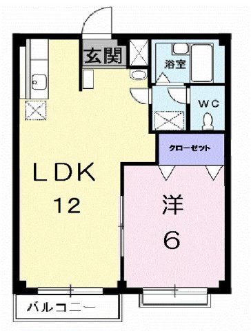 カーサ八幡林の間取り