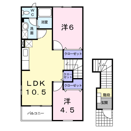 シャンブル・エイトの間取り