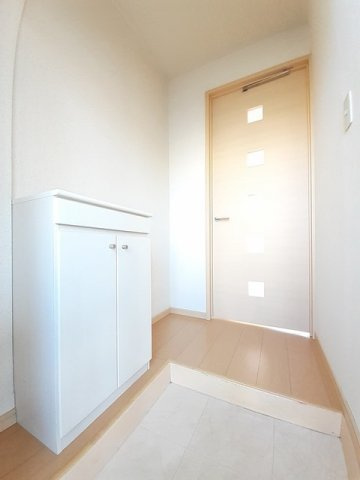 パークハイツＵの玄関|落ち着いた玄関です