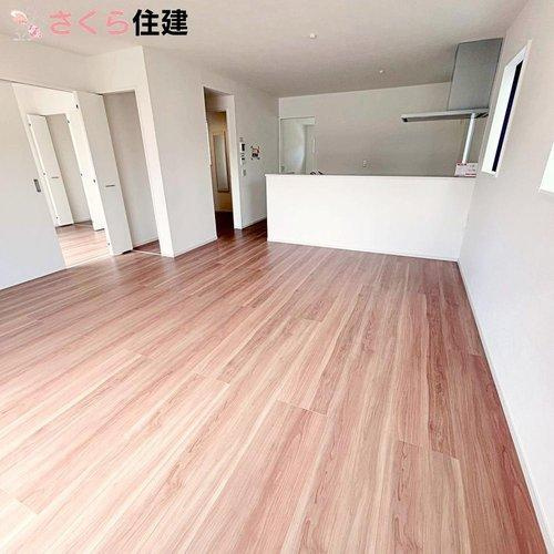 宇都宮市西原町2期　1号棟の居間・リビング|家族のくつろぎスペースになりそうですね♪