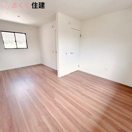 宇都宮市西原町2期　1号棟の内装|将来的に2部屋に区切ることも可能なお部屋です！