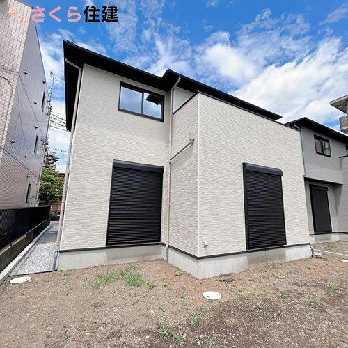 宇都宮市西原町2期　1号棟の外観|都市ガスなのでガス代が安いのが嬉しい♪シャッター装備で防犯も◎