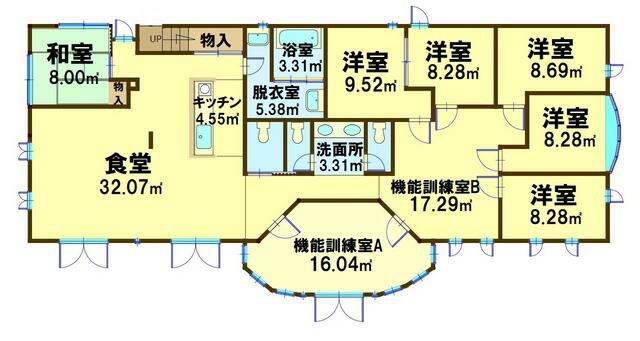 rise乙女　１階部分の区画図