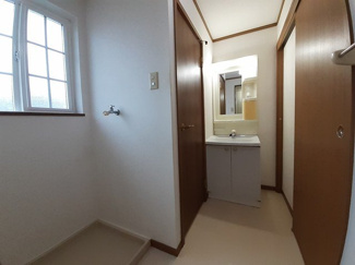 【洗面所】 | ノースリバー　Ｂ | 脱衣スペースもあります