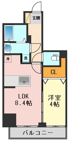 Augusta Residence 新小岩の間取り