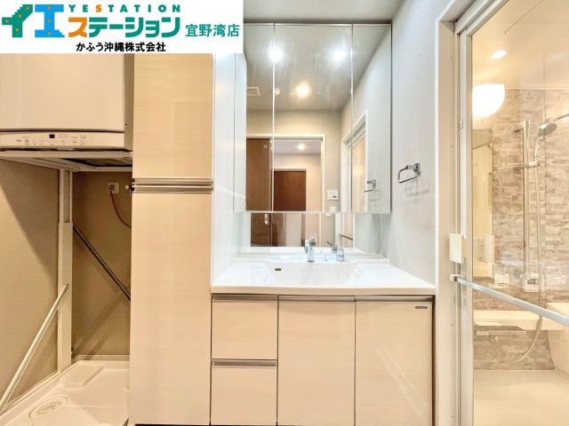 グランデプレミアムビスタ野嵩EASTの独立洗面台