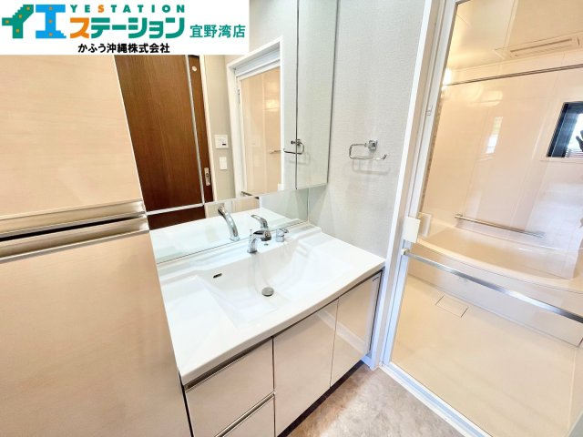 グランデプレミアムビスタ野嵩EASTの独立洗面台