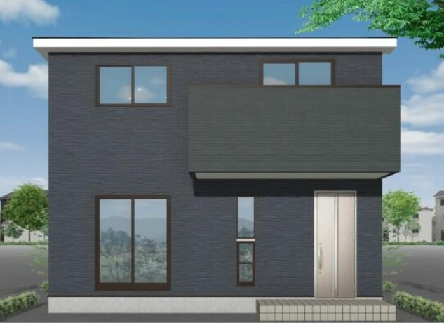 三郷市高州2丁目　新築戸建　全1棟の外観パース|【完成予想図】