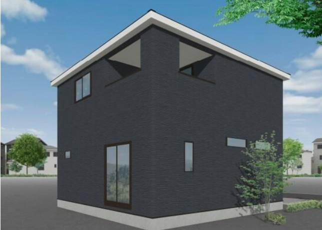 三郷市高州2丁目　新築戸建　全1棟の外観パース|【完成予想図】