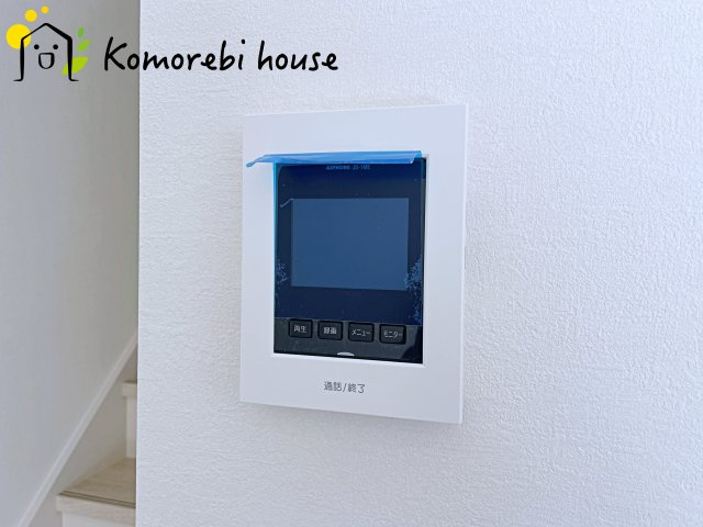 桶川市北　10期　新築一戸建て　グレース　01の防犯設備|来客時も画面で確認できる安心のTVモニターフォン。録画機能も付いているの安心。忙しい毎日をしっかりサポートします。