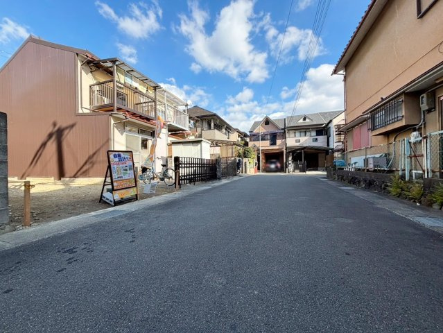 馬場見場走りの前面道路含む現地写真