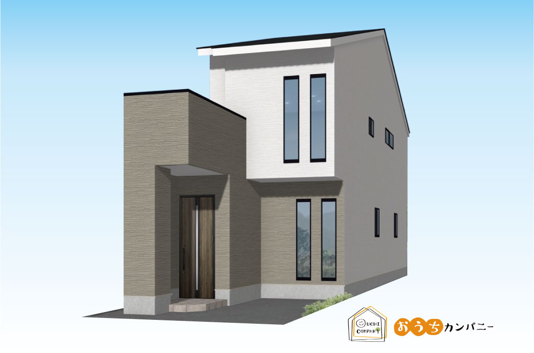 馬場見場走りの外観|【外観イメージパース】
＼☆令和８年１月完成予定！☆／
気になる方はお気軽にお問い合わせくださいませ♪