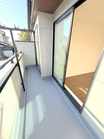 あきる野市瀬戸岡全９棟　新築分譲のバルコニー