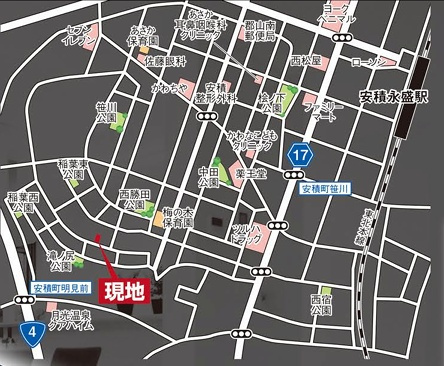 郡山市安積町南長久保２丁目　　　１号棟　　　安積第３小学校、安積第２中学区の外観パース|西側から見た立面図