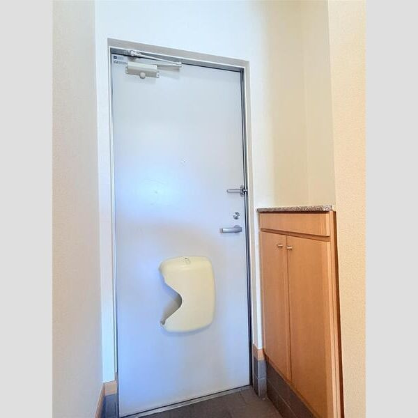 スカイルーム南条の玄関