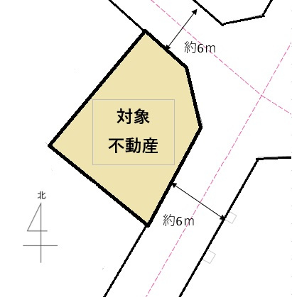 矢野南4丁目の土地図