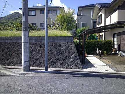 矢野南4丁目の前面道路含む現地写真