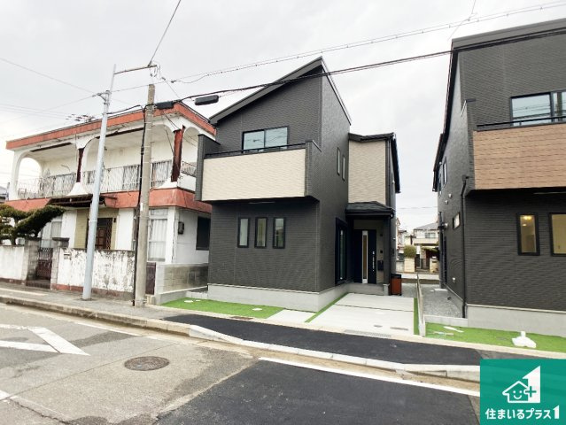 明石市西明石町　新築一戸建ての外観|お客様に長く安心して住んでいだだける事にこだわった家づくり！住んでからのアフターサービスにもしっかりと取り組んでいます！