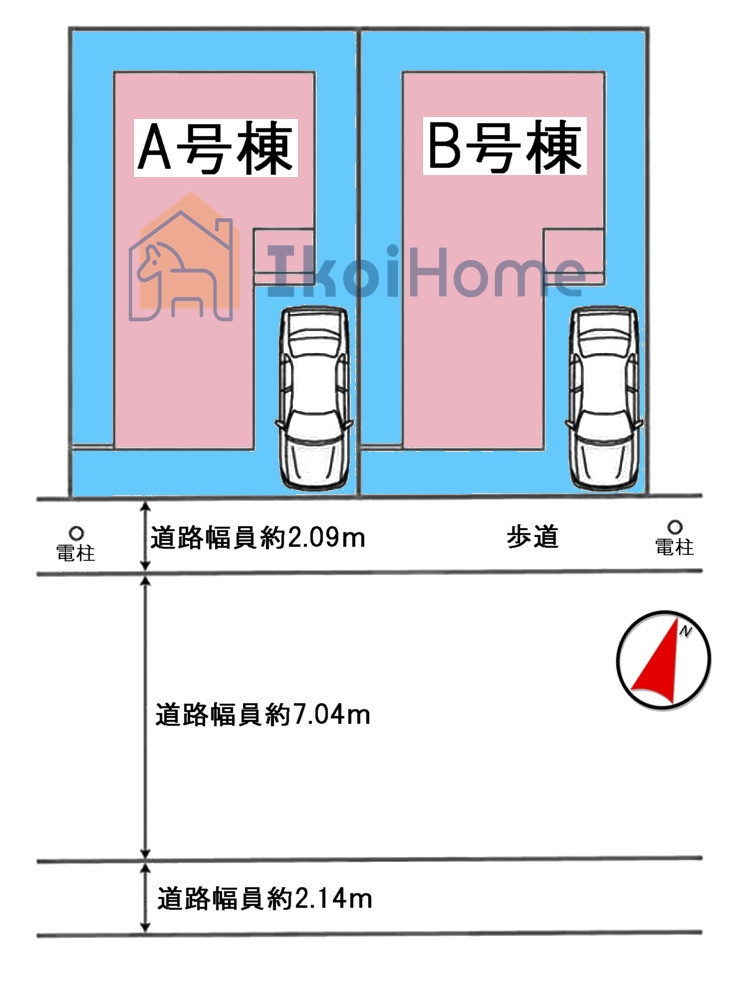 明石市西明石町2丁目　全2棟　A号棟のその他|【ホームページに現地動画掲載中】●年中無休：当日予約可●全体区画図です。西明石駅徒歩13分！