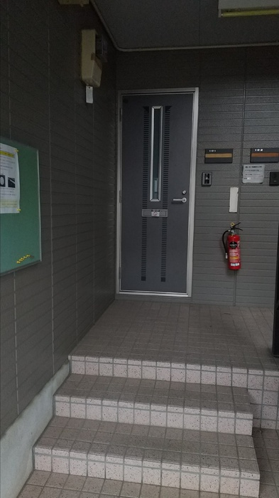 パークサイドヴィラ E棟のエントランス