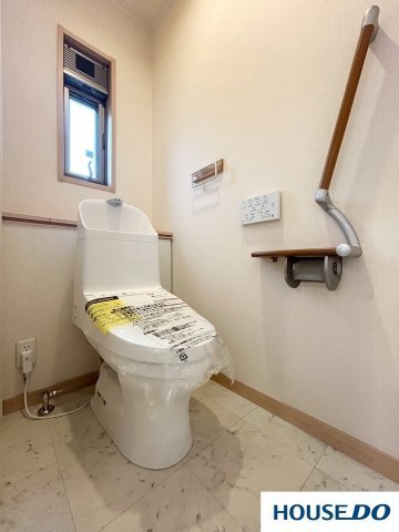 中古戸建　積水ハウス施工　足利市八椚町のトイレ|清潔感のあるトイレです