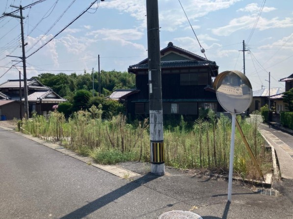 野洲市竹生　売土地の外観