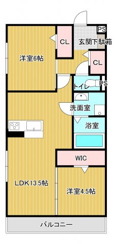 CREST明石の間取り